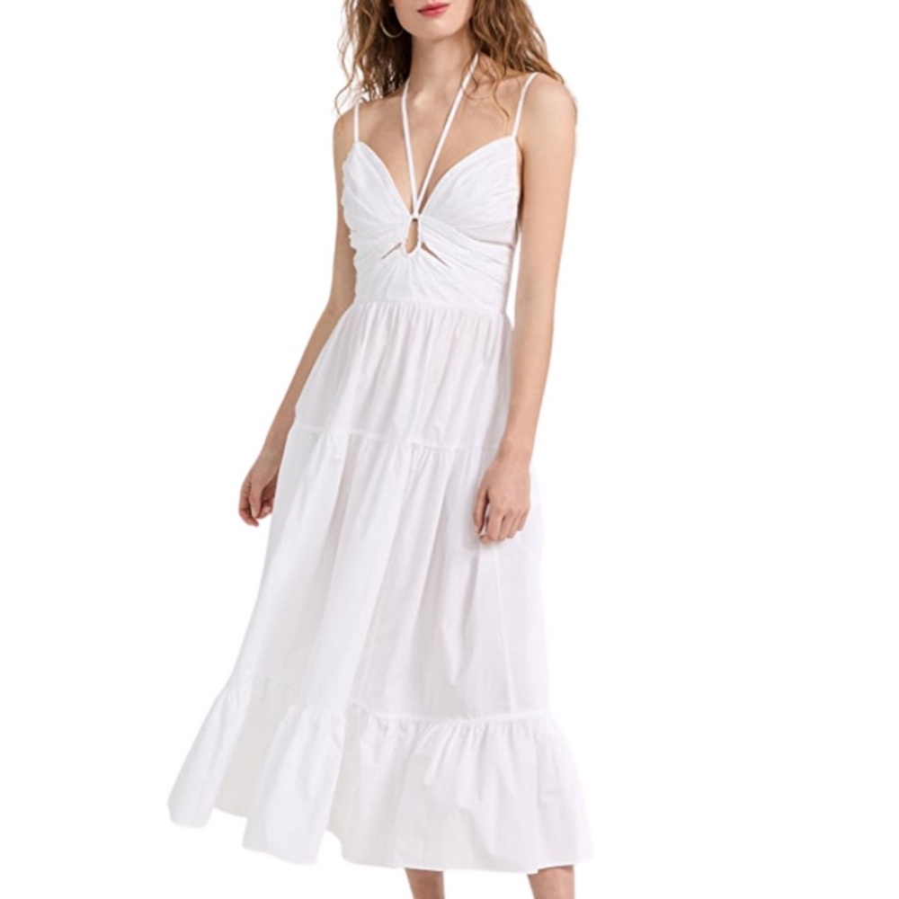 Ulla Johnson White Midi Dress